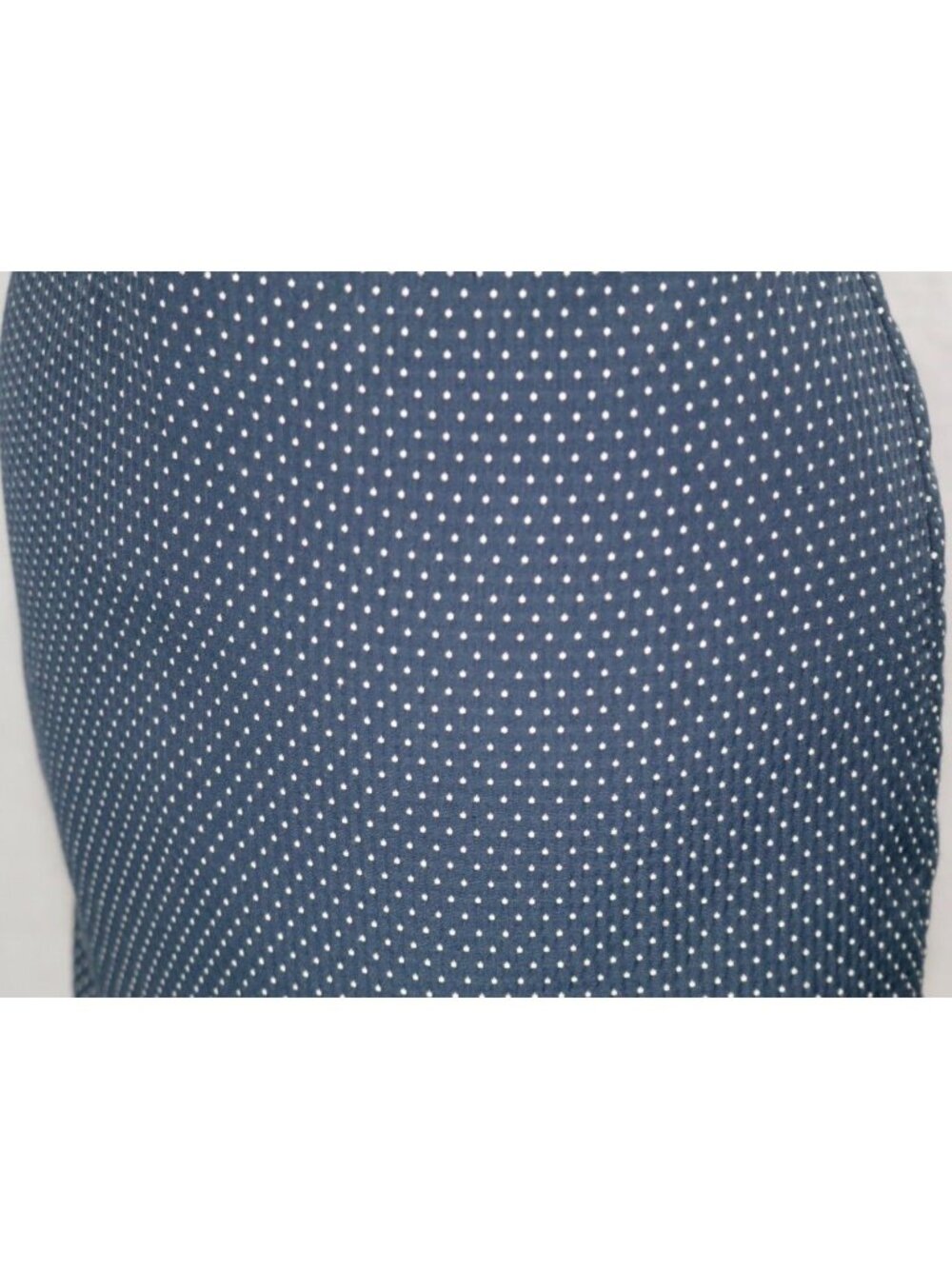 Quiet Luxury Kenar Skirt Women 6 Navy White Polka Dot Old Money Tailored Fit VTG - Picture 4 of 7